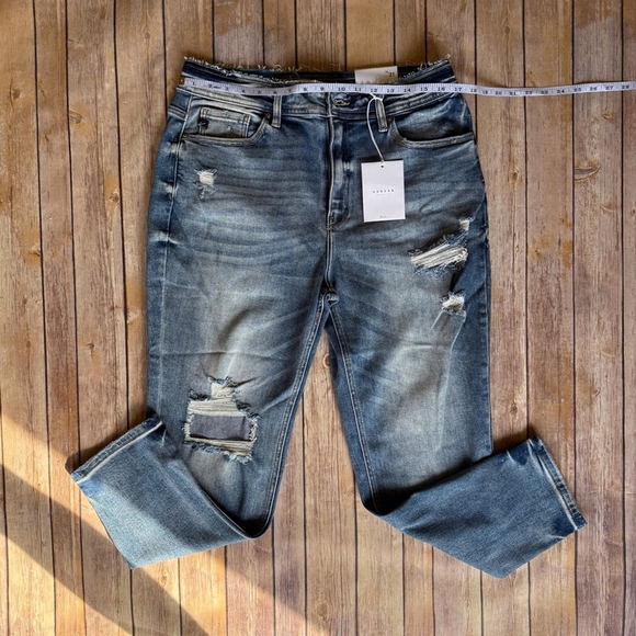 KanCan Relaxed Fit Ankle Length Distressed Jeans Size 31 NWT - Picture 7 of 8